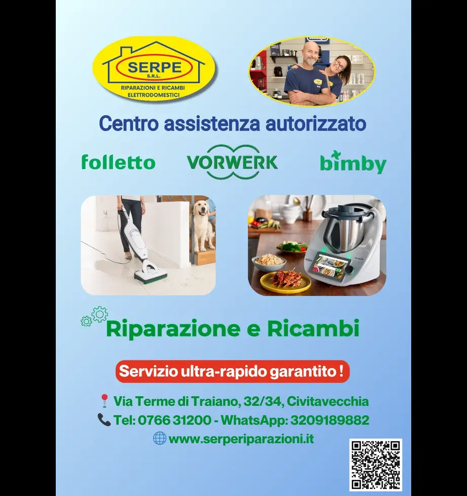 Centro assistenza Folletto e Bimby a Civitavecchia